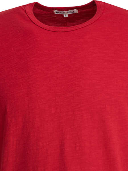 Tricouri Alex Mill Cotton t-shirt Red Barbati (BM 17607702) 3