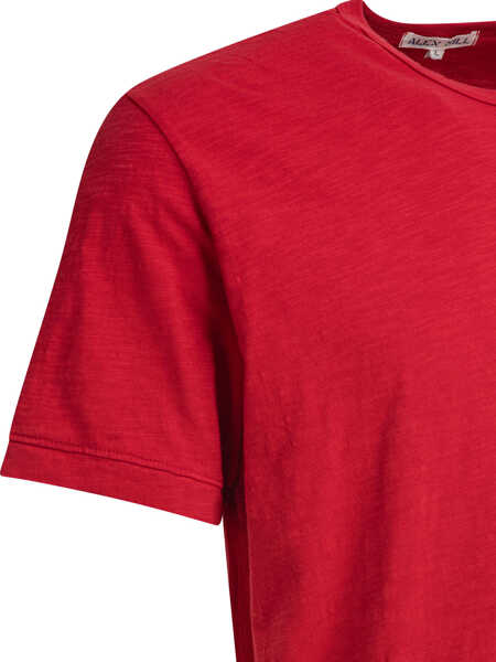 Tricouri Alex Mill Cotton t-shirt Red Barbati (BM 17607702) 4