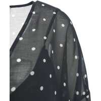 Rochii Jucca Dama - Rochii lungi Jucca Maxi dress with polka dots Black Femei (BM 17607757) - B-mall.ro