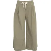 Pantaloni office Culotte with drawstring Femei