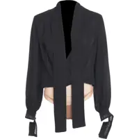 Bluze Body blouse with shawl collar Femei