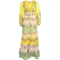 Rochii lungi Maxi dress with floral print Femei