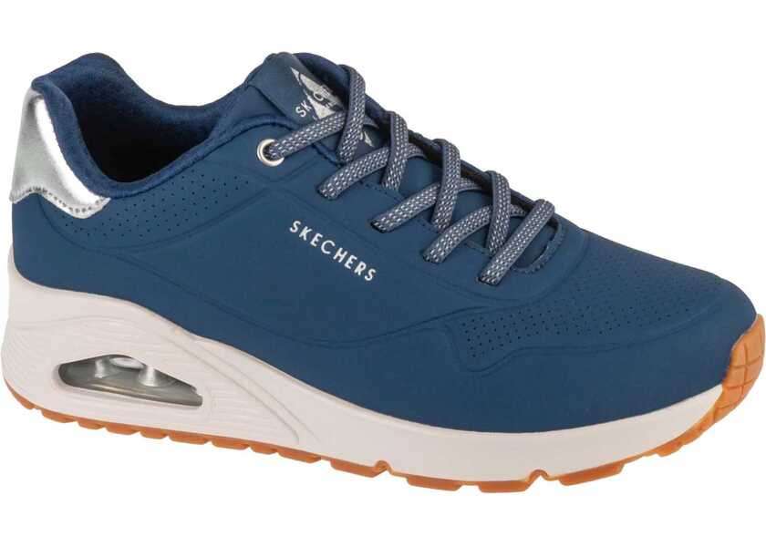 Sneakers SKECHERS Uno-Shimmer Away Navy Femei (BM 17607907) 1