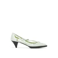 Pantofi cu toc Prada Cut-Out Satin Pumps Femei