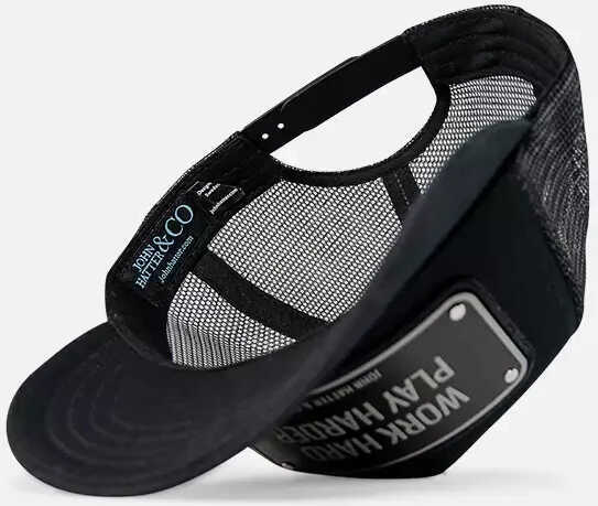 Sepci JOHN HATTER & CO WORK HARD PLAY HARDER BLACK Black Barbati (BM 17608228) 5