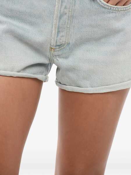 Pantaloni scurti AGOLDE Cuffed Hem Shorts Blue Femei (BM 17608273) 4