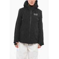 Geci de iarna Emporio Logoed Hooded Down Jacket Femei