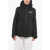 Armani Emporio Logoed Hooded Down Jacket Black