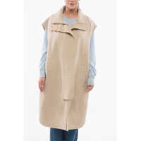 Paltoane Sleeveless Coat With Asymmetric Cut Femei