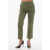 Department Five Solid Color Stretch Cotton Jet Pants Green