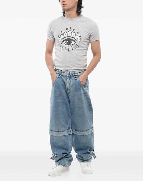 Blugi drepti Givenchy Utility Fit Jeans With Modular Design 23Cm Light Blue Barbati (BM 17608468) 2