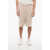 AMI ALEXANDRE MATTIUSSI 4-Pocketed Cotton Shorts With Elastic Waistband Beige