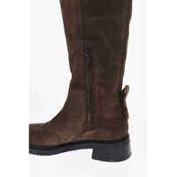 Cizme lungi Dama - Cizme lungi Chloe Fringed Suede Thigh-High Boots Brown Femei (BM 17608531) - B-mall.ro