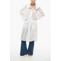 Geci Parka Lightweight Silk Parka With Hood Femei