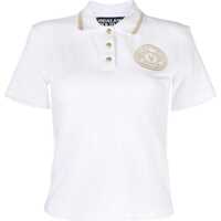Tricouri Polo Jeans Couture Cropped Fit Polo With Lurex Logo Femei