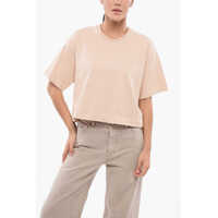 Tricouri Solid Color Telanto Crewneck T-Shirt Femei