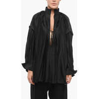 Camasi casual Pleated Kaftan Shirt Femei