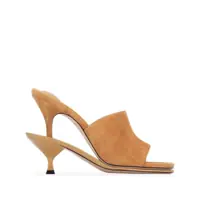 Pantofi cu toc Jacquemus Les Doubles Mules Sandals Femei