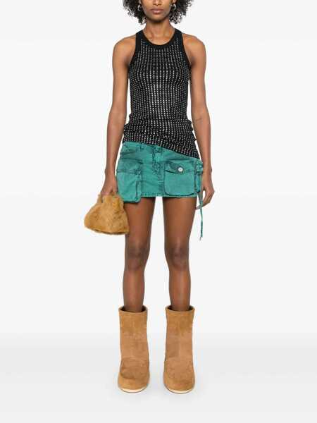 Fuste THE ATTICO The Attico Skirts GREEN Femei (BM 17609718) 2