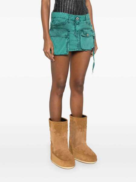 Fuste THE ATTICO The Attico Skirts GREEN Femei (BM 17609718) 3