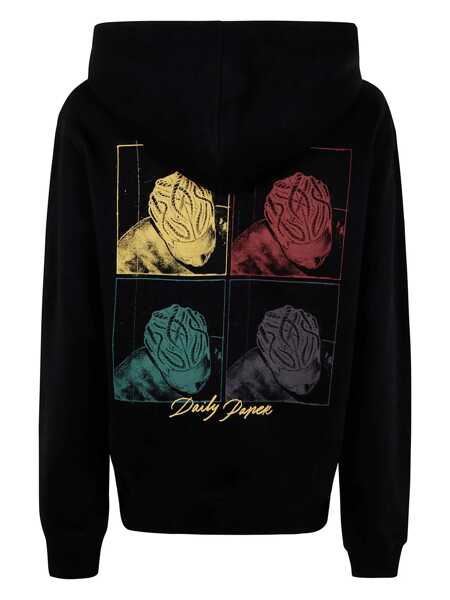 Bluze de trening DAILY PAPER Daily Paper Frame Hoodie Clothing Black Femei (BM 17609757) 2