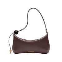 Genti de umar Jacquemus Le Grand Bisou Perle Leather Shoulder Bag Femei