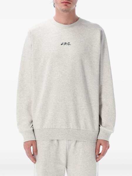 Pulovere Asics X A.P.C. Asics X A.P.C. Lake Sweatshirt HEATHERED LIGHT GREY Barbati (BM 17610186) 1