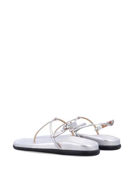 Pantofi cu toc ANCIENT GREEK SANDALS Ancient Greek Sandals Katerina Footbed SILVER Femei (BM 17610207) 3