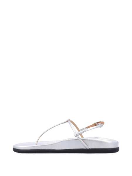 Pantofi cu toc ANCIENT GREEK SANDALS Ancient Greek Sandals Katerina Footbed SILVER Femei (BM 17610207) 4