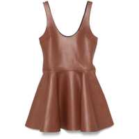 Rochii JW Anderson Circle-Shirt Leather Mini Dress Femei