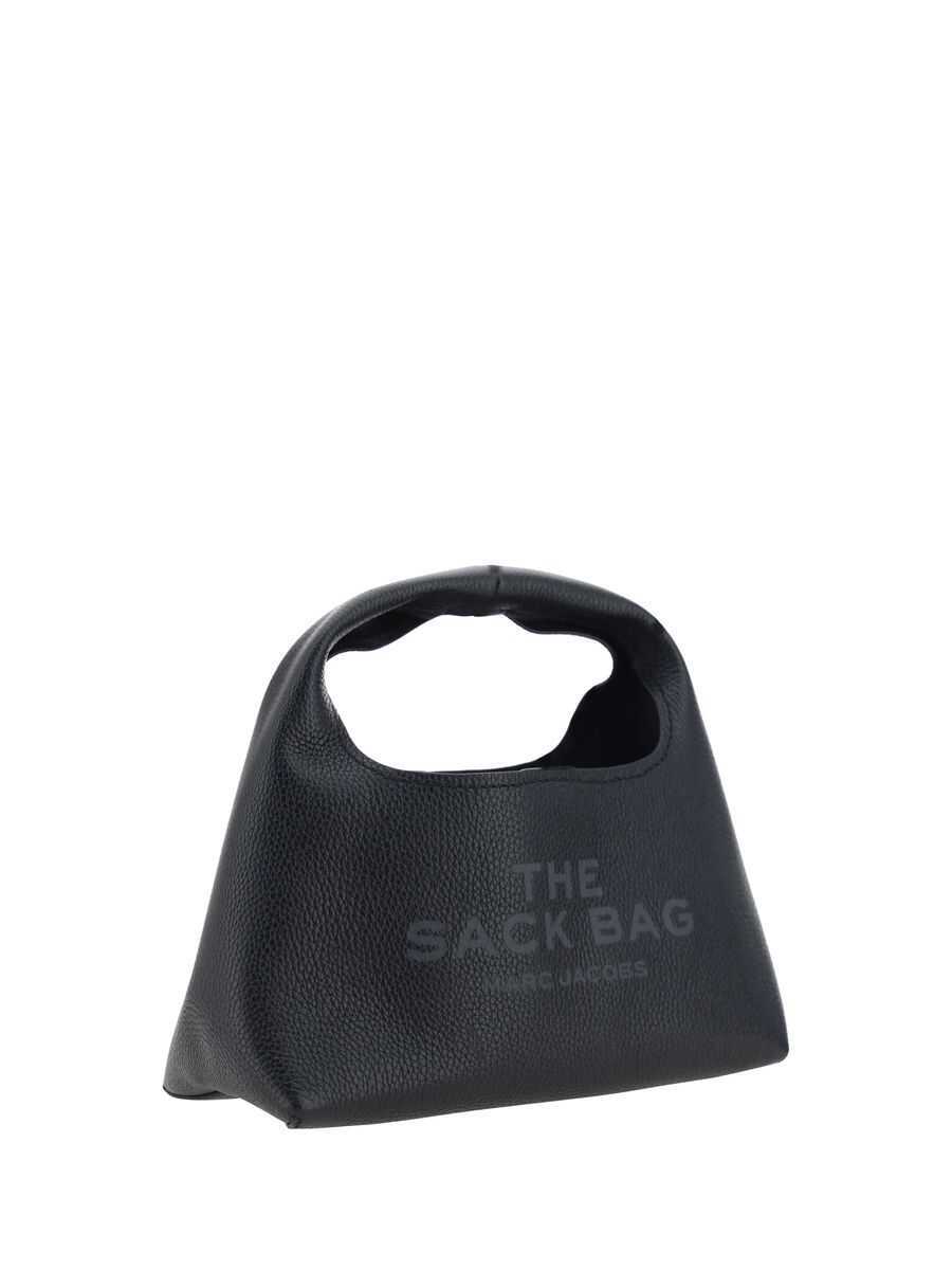 Genti de mana Marc Jacobs Marc Jacobs The Sack Mini Leather Hobo Bag Black Femei (BM 17610387) 2