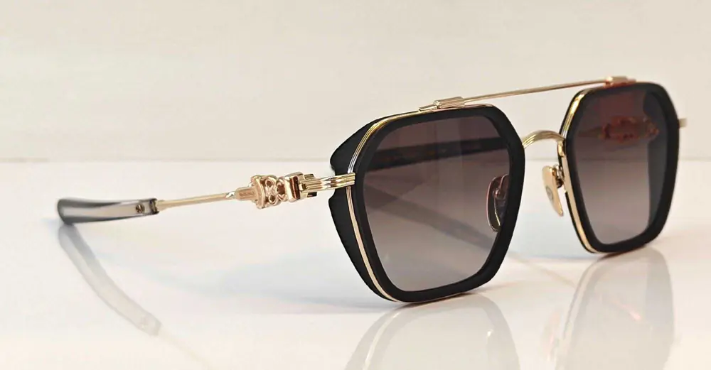 Ochelari de soare CHROME HEARTS Chrome Hearts Sunglasses MATTE BLACK, GOLD Barbati (BM 17610543) 2