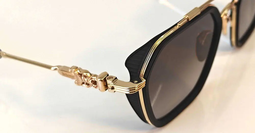 Ochelari de soare CHROME HEARTS Chrome Hearts Sunglasses MATTE BLACK, GOLD Barbati (BM 17610543) 3