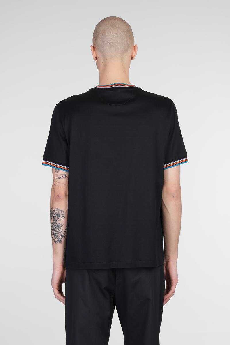 Tricouri Paul Smith Paul Smith T-Shirt Black Barbati (BM 17610696) 3