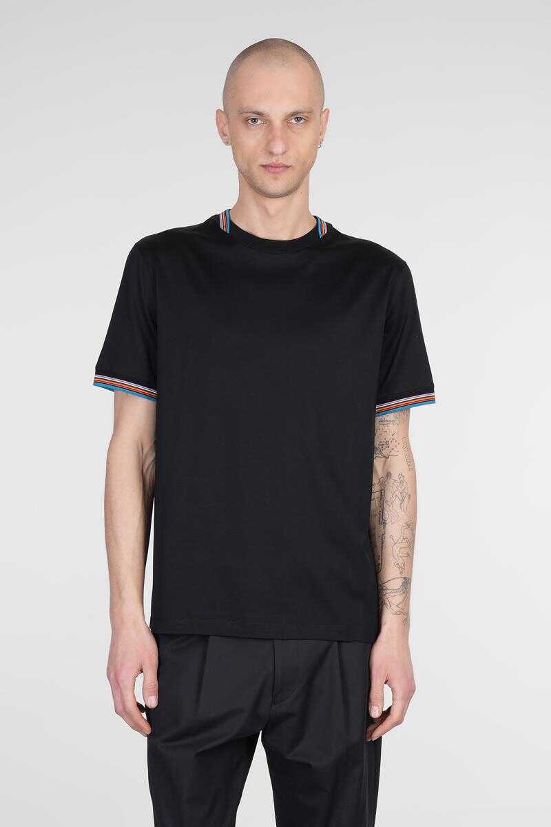 Tricouri Paul Smith Paul Smith T-Shirt Black Barbati (BM 17610696) 1