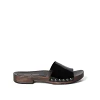 Sandale Miu Miu Patent Leather Clogs Femei