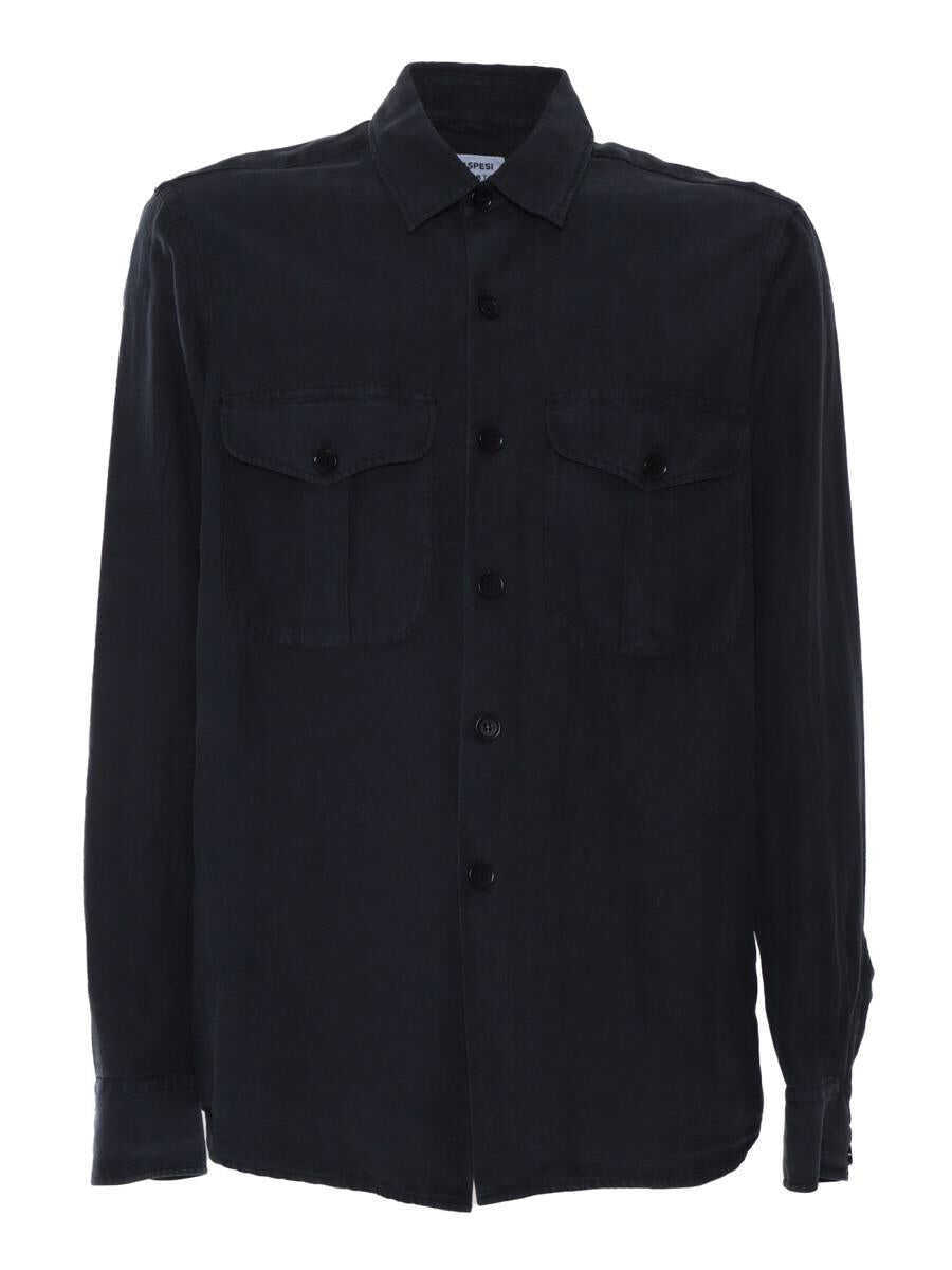 Camasi Aspesi Aspesi Shirt BLUE Barbati (BM 17612853) 1