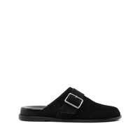 Pantofi cu toc Aeyde Finja Cow Suede Leather Black Shoes Femei