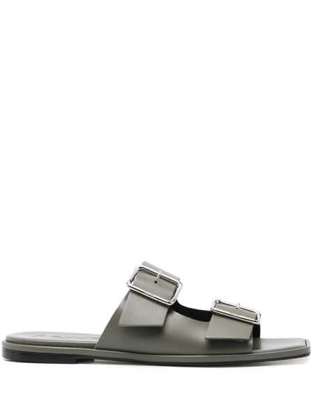 Pantofi cu toc AEYDE Aeyde Tonya Calf Leather Cement Shoes Grey Femei (BM 17612901) 1
