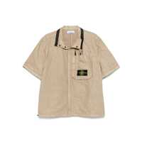 Camasi Stone Island Shirt Organic Look Nylon Panama-Tc Barbati