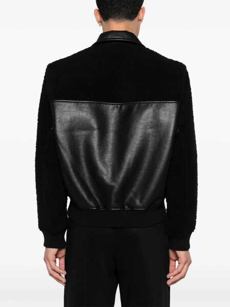 Geci RANDOM IDENTITIES Random Identities Leather Jackets Black Barbati (BM 17617359) 4