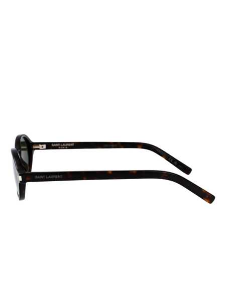 Ochelari de soare Saint Laurent Saint Laurent Eyewear Sunglasses HAVANA-HAVANA-GREY Femei (BM 17617971) 3