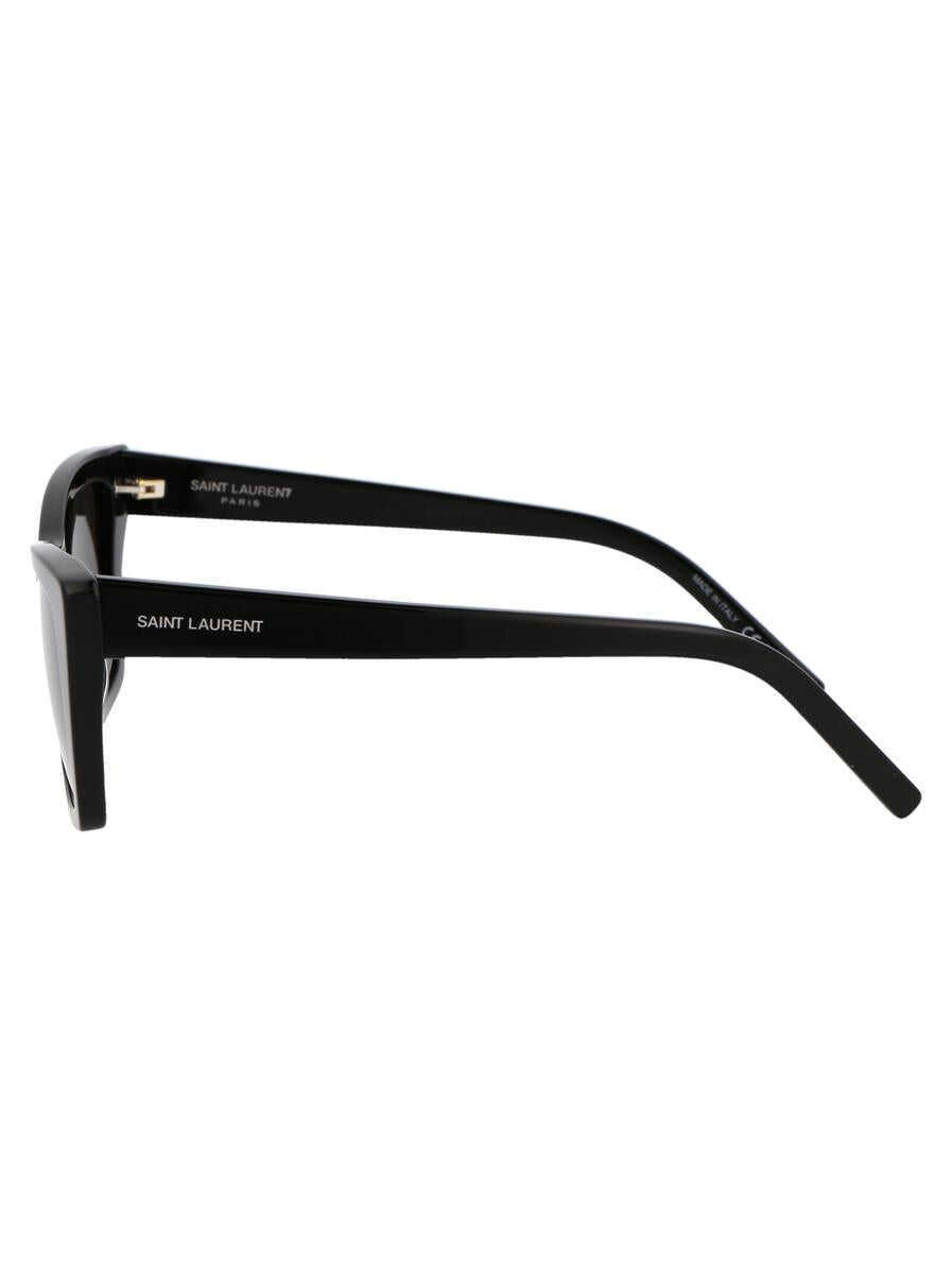 Ochelari de soare Saint Laurent Saint Laurent Eyewear Sunglasses BLACK-BLACK-GREY Femei (BM 17618007) 3
