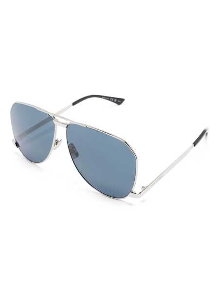 Ochelari de soare Saint Laurent Saint Laurent Eyewear Sunglasses 003 SILVER SILVER BLUE Barbati (BM 17618052) 2