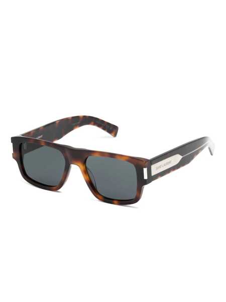 Ochelari de soare Saint Laurent Saint Laurent Eyewear Sunglasses 002 HAVANA CRYSTAL BLACK Barbati (BM 17618064) 2