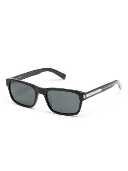 Ochelari de soare Saint Laurent Saint Laurent Eyewear Sunglasses 001 BLACK CRYSTAL BLACK Barbati (BM 17618082) 2