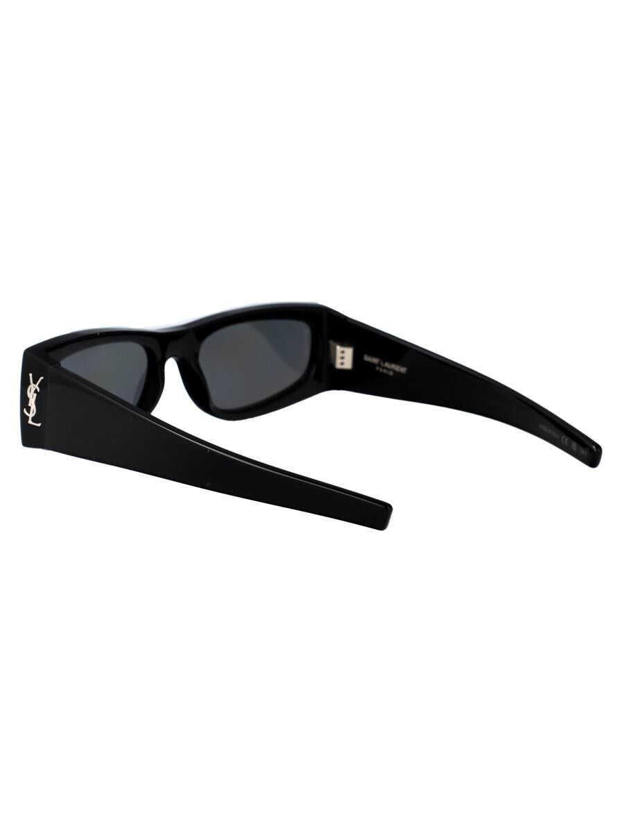 Ochelari de soare Saint Laurent Saint Laurent Eyewear Sunglasses BLACK-BLACK-SILVER Femei (BM 17618142) 4