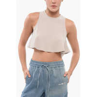 Bluze Flared Cropped Top Femei
