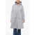 Armani Emporio Padded Coat With Maxi Pockets Light Blue