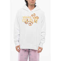 Bluze de trening Jeans Couture Brushed Cotton Hoodie With Printed Logo Barbati